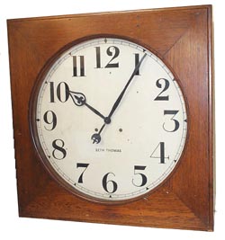 Seth Thomas Clock Co. extra large gallery clock. — Antique Clocks Price Guide