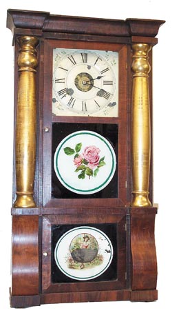 Seth Thomas Clock Co. "Large Rosewood and Gilt Column", ca 1875. — Antique Clocks Price Guide
