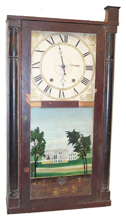Made and Sold at Plymouth, Connecticut by Seth Thomas, per the label inside the case. — Antique Clocks Price Guide