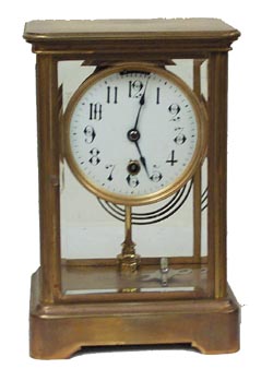 Boston Clock Co. crystal regulator, "Crystal", ca 1890. — Antique Clocks Price Guide