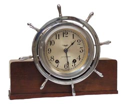 Seth Thomas Ships Bell clock, "Mayflower 3", ca 1950. — Antique Clocks Price Guide