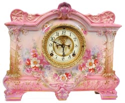 Ansonia Clock Co., Royal Bonn, "LaPalma", ca 1914. — Antique Clocks Price Guide