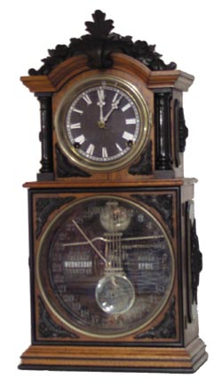 Ithaca Calendar Clock Co.Õs "No. 3-1/2 Parlor, Early Model", ca 1881. — Antique Clocks Price Guide
