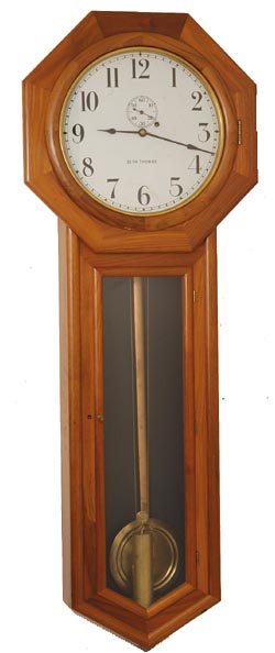 Seth Thomas "Regulator No. 18". — Antique Clocks Price Guide