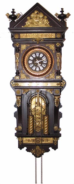 Ansonia Clock Co., "Antique Hanging", ca 1904. — Antique Clocks Price Guide