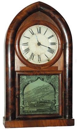 Ansonia Brass Co. early beehive case, ca 1854-1869. — Antique Clocks Price Guide