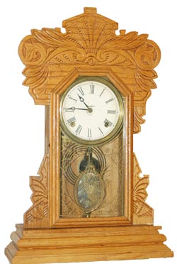 New Haven Clock Co. kitchen clock, ca 1907. — Antique Clocks Price Guide