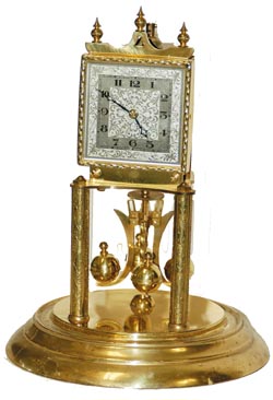 Kieninger and Obergfell, Germany, 400 day clock. — Antique Clocks Price Guide