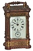 Ansonia Clock Co. carriage clock, "Star", ca 1904.