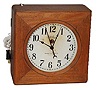 Warren Telechron Co., Ashland, Mass. Electric gallery clock, running.