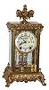 Ansonia Clock Co. crystal regulator, "Crown", ca 1914.