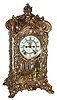 Ansonia Clock Co. Crystal Regulator, "Floral", ca 1914.