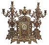 French Bronze 3 piece mantle set. If we sold the bronze by the pound we could retire.
