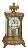 Ansonia Clock Co. crystal regulator, "Crown", ca 1914.