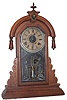 United States Clock Co. mantle clock, called a "teardrop" by makers of similar styled clocks.