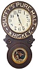 New Haven Clock Co. rare advertising clock, ca 1910.