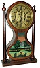 Extremely Rare Joseph Ives, "Hour Glass" shelf clock, developed by Ives around 1840, from his shop in Plainville, Farmington, Conn.