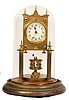 German disc pendulum anniversary clock in original as found condition, Ca 1926.