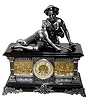 Ansonia Clock Co., "Columbia", ca 1904. No doubt this was AnsoniaÕs top of the line for clocks of this type.