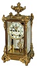 Ansonia Clock Co. crystal regulator, "Marquis", ca 1904.