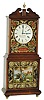 Miniature Massachusetts Shelf Clock made by Wayne R. Cline, Bowling Green, Ky.