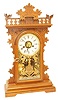 E. N. Welch Mfg. Co. mantle clock, "The Pansy", ca 1889.