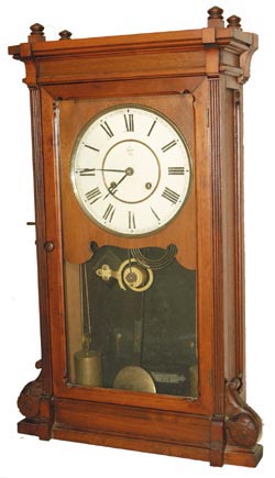 Seth Thomas mantle clock, "Lincoln, V.P.", C. 1883. — Antique Clocks Price Guide