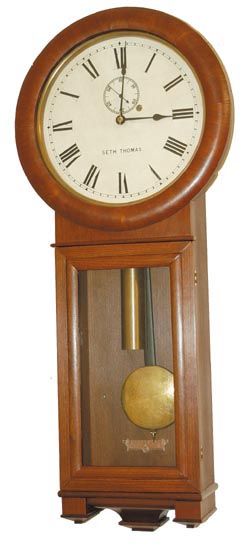 Seth Thomas hanging clock, "Regulator No. 2", C. 1913. — Antique Clocks Price Guide
