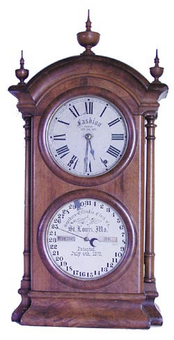 Southern Calendar Clock Co., St. Louis, Mo. "Fashion No. 2" C. 1877. — Antique Clocks Price Guide