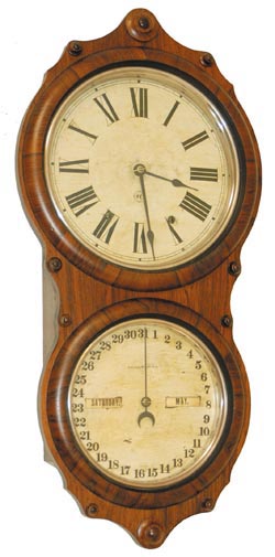 Seth Thomas "Office Calendar No. 7", C. 1878. — Antique Clocks Price Guide