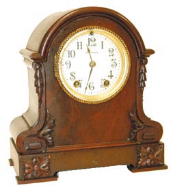 Seth Thomas City clock, "Milan" C. 1902 in the catalog, stamped 1899 on the case. — Antique Clocks Price Guide