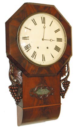 This is a very unusual clock. I hope I can describe it adequately. It is signed "M. Winterhalder & Hofmeier" on the movement. — Antique Clocks Price Guide