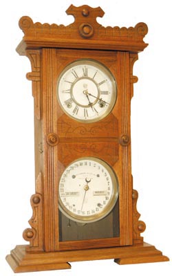 Waterbury Clock Co. "Calendar No. 44", C. 1891. — Antique Clocks Price Guide