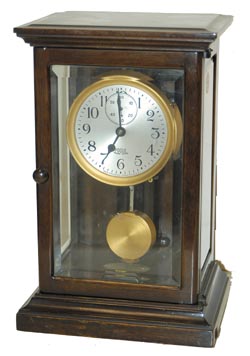 Poole Manufacturing Co. "Battery Electric" clock. — Antique Clocks Price Guide