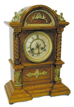 Waterbury Clock Co. cabinet clock, "Jefferson", C. 1891. — Antique Clocks Price Guide