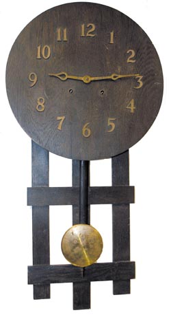 Mission clock by Arthur Pequegnat Clock Co., called the "Ottawa". — Antique Clocks Price Guide