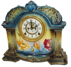 Ansonia Clock Co. Royal Bonn clock, "La Orb", C. 1904. — Antique Clocks Price Guide