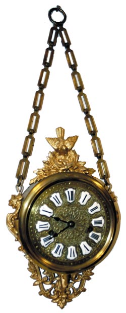 Seth Thomas hanging cartel clock. — Antique Clocks Price Guide