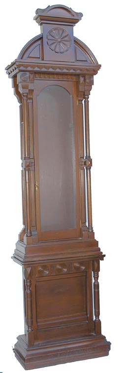 New Haven Clock Company, standing "Regulator No. 8", C. 1883. — Antique Clocks Price Guide