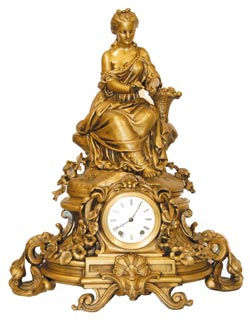 Seth Thomas & Sons statue clock, "No. 8000", C. 1876. — Antique Clocks Price Guide