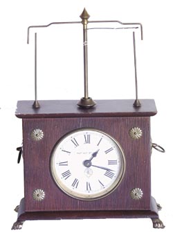 The Horolovar Co's Flying Pendulum or "Ignatz" clock. — Antique Clocks Price Guide