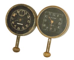 Waltham car clocks, 8 day. Movements are signed "Waltham Watch Co. USA 8 Days". — Antique Clocks Price Guide