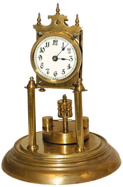 German disc pendulum, from all appearances made by Gustav Becker, however not signed as such. — Antique Clocks Price Guide