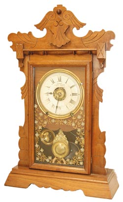 Wood Patent Alarm/Jerome & Co., New Haven. — Antique Clocks Price Guide