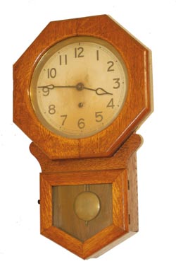 Arthur Pequegnat Clock Co. Kitchener, Canada, the "Preston" 8 day wall clock, all taken from the full label on the back. — Antique Clocks Price Guide