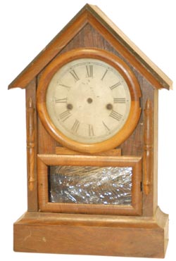Waterbury Clock Co shelf clock, case and dial only. — Antique Clocks Price Guide