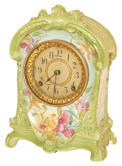 Ansonia Clock Company, Royal Bonn, "La Cruz", C. 1904. — Antique Clocks Price Guide