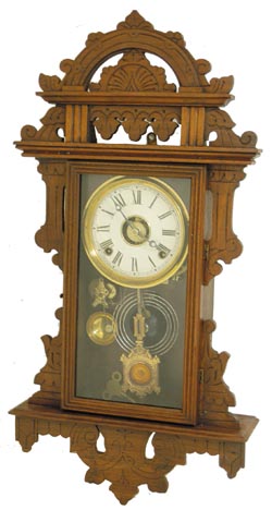 E. N. Welch Mfg. Co. for the Metropolitan Mfg. Co. hanging, "Eclipse". — Antique Clocks Price Guide