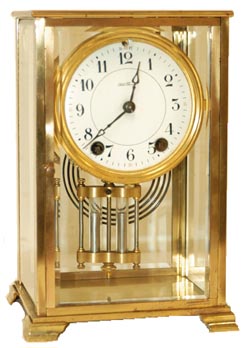 Seth Thomas Crystal Regulator, "Empire No. 306". — Antique Clocks Price Guide