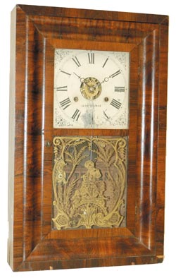 Seth Thomas Clock Co. made this interesting OG clock in Thomaston, Conn. — Antique Clocks Price Guide